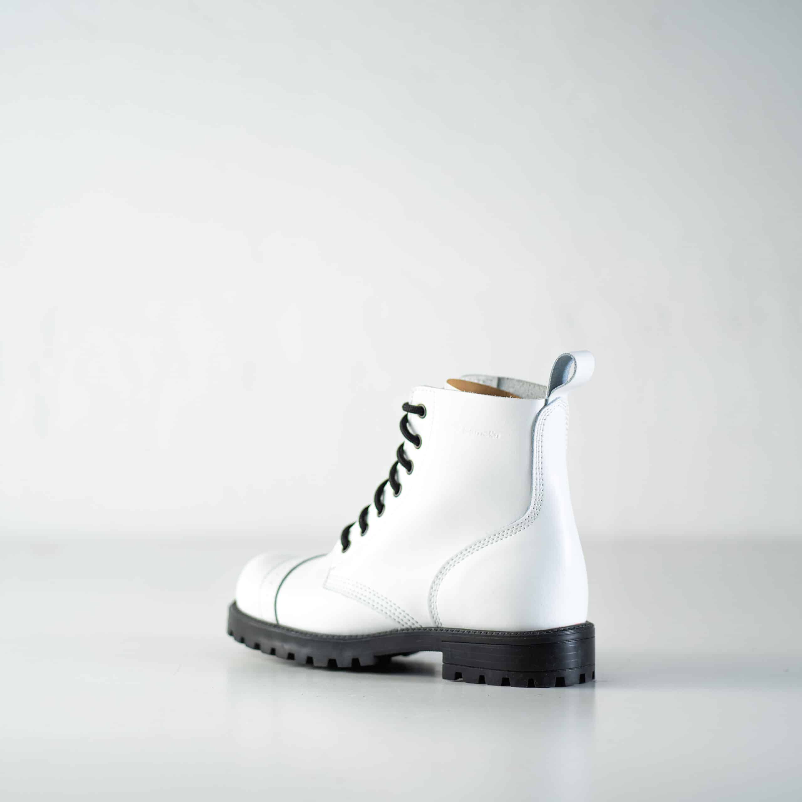 517 aka Aviator Boots - White